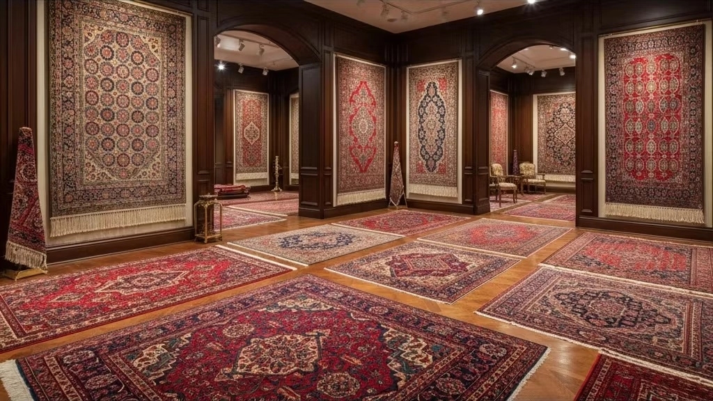 گالری فرش آدینه نقش نگار مرکز فروش فرش دستباف و ماشینی