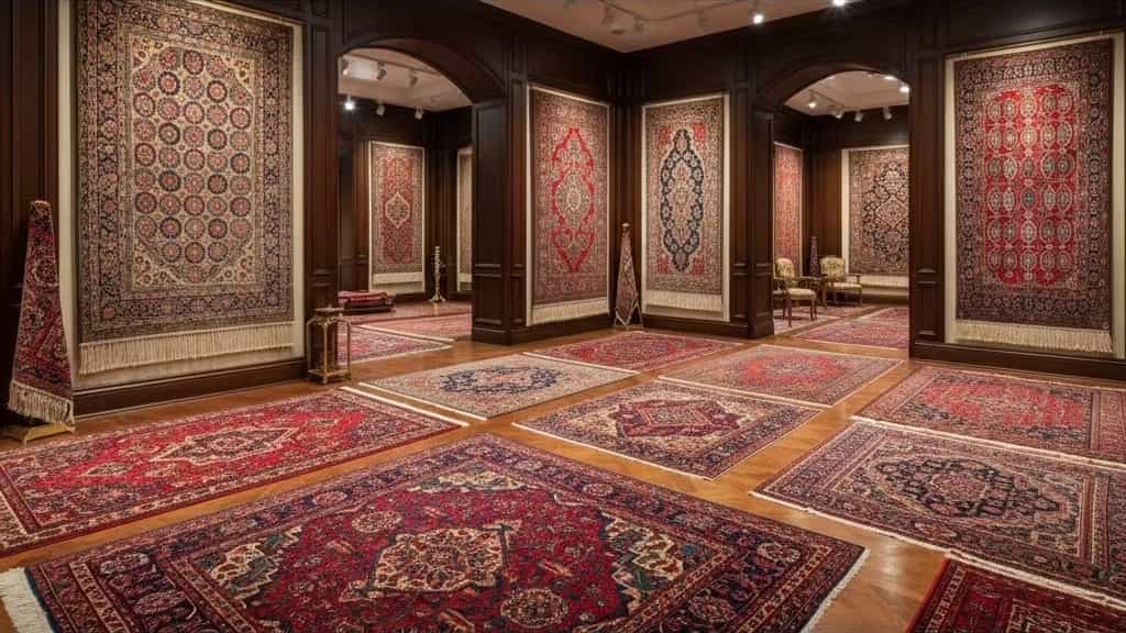 گالری فرش آدینه نقش نگار مرکز فروش فرش دستباف و ماشینی
